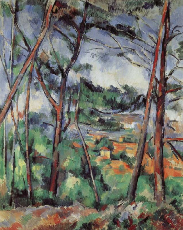 Paul Cezanne Lanscape near Aix-the Plain of the arc river Germany oil painting art